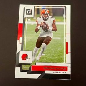 Deshaun Watson: Cleveland Browns, Quarterback 2022 Panini Donruss Football #180